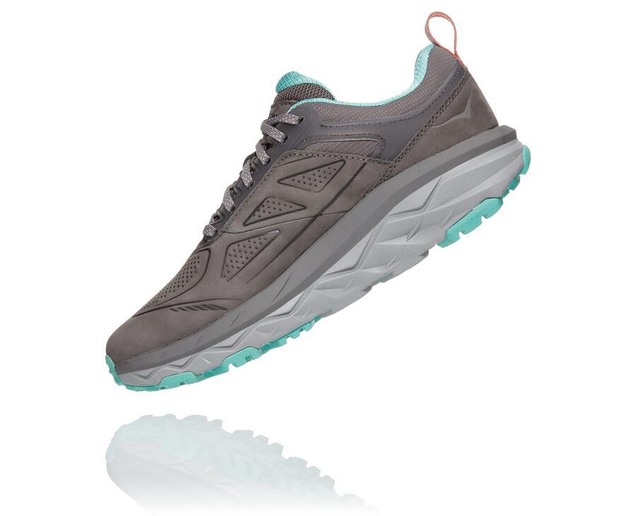 Hoka One One Spor Ayakkabı Kadın Gri - Challenger Kısa Gore-Tex - SL8920534